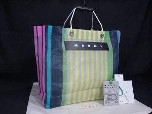 MARNI マルチカラー ストライプ エコバッグ マルチカラー MARNI MARKET STRIPE BAG | Marni
