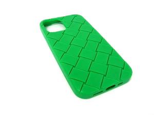 ボッテガヴェネタ イントレチャート iPhone15Pro ケース グリーン BOTTEGA VENETA ボッテガヴェネタ iPhone Case 15Pro イントレ