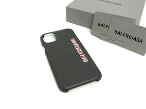BALENCIAGA バレンシアガ　iPhone10ケース　新品未使用　お値下げ BALENCIAGA - □新品□未使用□ BALENCIAGA バレンシアガ レザー