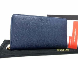 未使用】ココセリュックス ゴールド レザー ラウンドファスナー