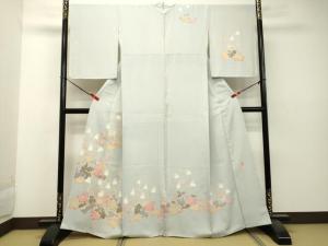 平和屋着物▽京加賀友禅 百貫達雄監修 訪問着 単衣 南