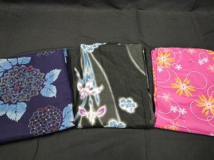 平和屋本店■浴衣 まとめて 3点 蜻蛉 花柄 紫陽花 山本寛斎 綿紅梅 など 着用可能多数 ppp2072 km