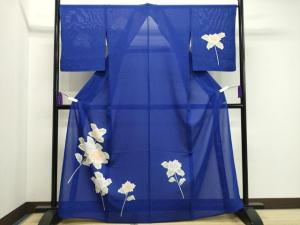 平和屋着物○訪問着 紫陽花 暈し染め 正絹 逸品 CAAR1259hy