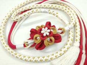 平和屋着物○和装小物 振袖用飾り付き帯締め10本セット 飾り結び