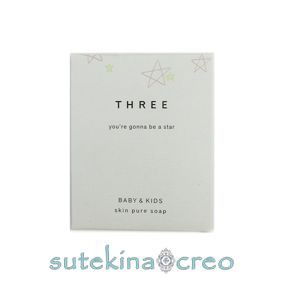 ｛終売品・特価・在庫処分｝THREE スリー ベビー＆キッズ スキン ピュアソープ 80g