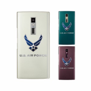 au URBANO V04 KYV45 スマホ ケース カバー URBANOV04 アルバーノ 空軍7 米軍 ミリタリー USAF クリアデザイン