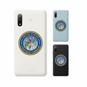 Xperia Ace II SO-41B スマホ ケース カバー エクスペリアエース II 空軍5 米軍 ミリタリー USAF クリアデザイン