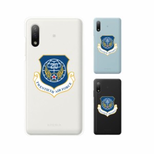 Xperia Ace II SO-41B スマホ ケース カバー エクスペリアエース II 空軍6 米軍 ミリタリー USAF クリアデザイン