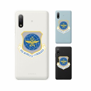 Xperia Ace II SO-41B スマホ ケース カバー エクスペリアエース II 空軍11 米軍 ミリタリー USAF クリアデザイン