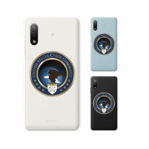 Xperia Ace II SO-41B スマホ ケース カバー エクスペリアエース II 空軍12 米軍 ミリタリー USAF クリアデザイン