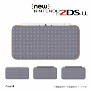 new ニンテンドー 2DS LL ケース カバー 2DSLL Nintendo かわいいGIRLS 6 ドット プチ グレー 送料無料