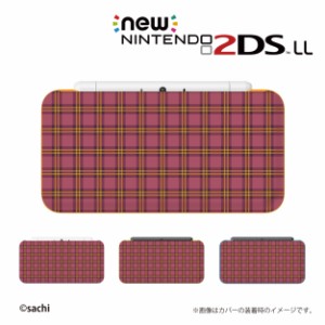 new ニンテンドー 2DS LL ケース カバー 2DSLL Nintendo かわいいGIRLS 18 チェック レッド 送料無料