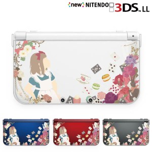 new ニンテンドー 3DS LL ケース カバー クリア 3DSLL Nintendo 童話2 ガール クリアデザイン