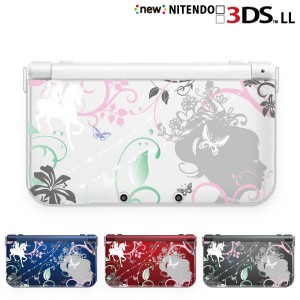 new ニンテンドー 3DS LL ケース カバー クリア 3DSLL Nintendo 童話7 ガール クリアデザイン