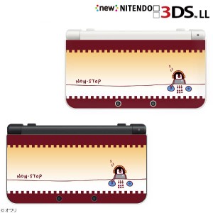 new ニンテンドー 3DS LL ケース カバー 3DSLL Nintendo デザイナーズ ： オワリ / ノンストップDJ　-ペンギン-」