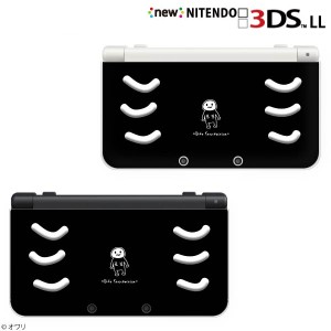 new ニンテンドー 3DS LL ケース カバー 3DSLL Nintendo デザイナーズ ： オワリ / 「満足ドクロ」