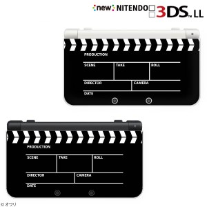 new ニンテンドー 3DS LL ケース カバー 3DSLL Nintendo デザイナーズ ： オワリ / 「カチンコ　ブラック」