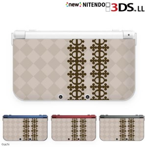 new ニンテンドー 3DS LL ケース カバー 3DSLL Nintendo かわいいGIRLS 23 レース2 パステルブラウン