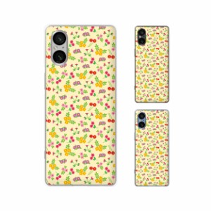 Xperia 5 V / 1 V / 10 V / 5 IV / Ace III / 10 IV / 1 IV / 5 III / 10 III / 1 III スマホ ケース カバー エクスペリア 花柄21 小花 