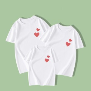 親子ペアルック tシャツ ペア パパ ママ ペアルック カップル 親子コーデ お揃い キッズ ペアtシャツ 母の日 父の日 こどもの日 夏 運動