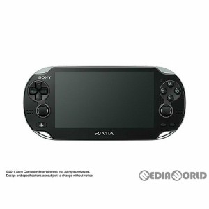 【中古即納】[本体][PSVita]PlayStation Vita 3G/Wi-Fiモデル クリスタル・ブラック(PCH-1100AA01)(20111217)