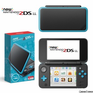 【中古即納】[本体][3DS]Newニンテンドー2DS LL ブラック×ターコイズ(JAN-S-BAAA)(20170713)