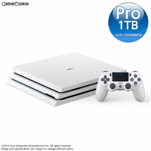 【中古即納】[本体][PS4]プレイステーション4 プロ PlayStation4 Pro グレイシャー・ホワイト 1TB(CUH-7200BB02)(20181012) クリスマス_e