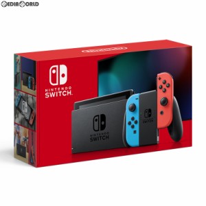 【中古即納】[未使用][本体][Switch]Nintendo Switch(ニンテンドースイッチ) Joy-Con(L) ネオンブルー/(R) ネオンレッド(HAD-S-KABAA)(20