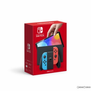【中古即納】[本体][Switch]Nintendo Switch(有機ELモデル) ニンテンドースイッチ Joy-Con(L) ネオンブルー/(R) ネオンレッド(HEG-S-KABA