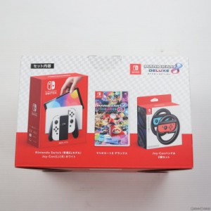 【中古即納】[本体][Switch](未使用)Nintendo Switch(有機ELモデル)(ニンテンドースイッチ) コストコオリジナルセット マリオカート8 デ