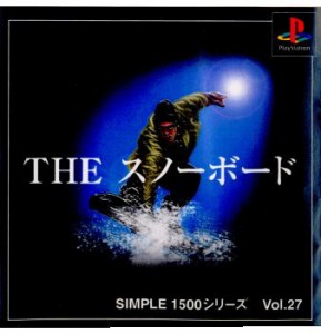 【中古即納】[PS]SIMPLE1500シリーズ Vol.27 THE スノーボード(20000224) クリスマス_e