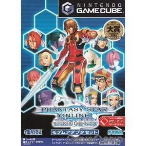 【中古即納】[GC]PHANTASY STAR ONLINE EPISODE I&II(ファンタシースターオンライン エピソード1&2) モデムアダプタセット(20020912) ク