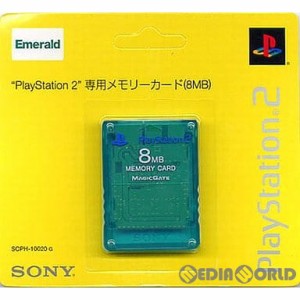 【中古即納】[ACC][PS2]PlayStation2専用 メモリーカード8MB エメラルド SCE(SCPH-10020G)(20020627) クリスマス_e