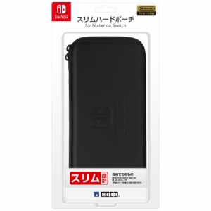 【中古即納】[ACC][Switch]スリムハードポーチ for Nintendo Switch(ニンテンドースイッチ) ブラック HORI(NSW-007)(20170303) クリスマ