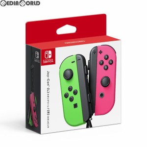 【新品】【お取り寄せ】[ACC][Switch]Joy-Con(L) ネオングリーン/(R) ネオンピンク(ジョイコンL ネオングリーン/R ネオンピンク) 任天堂(