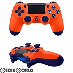 【中古即納】[ACC][PS4]ゲオ限定 ワイヤレスコントローラー デュアルショック4(DUALSHOCK4) サンセット・オレンジ(CUH-ZCT2JZH)(20171122