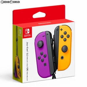 【新品】【お取り寄せ】[ACC][Switch]Joy-Con(L) ネオンパープル/(R) ネオンオレンジ(ジョイコンL ネオンパープル/R ネオンオレンジ) 任