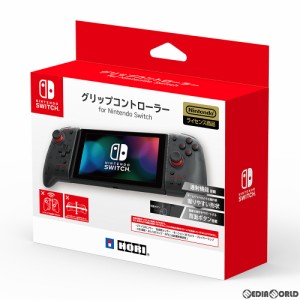 【中古即納】[ACC][Switch]グリップコントローラー for Nintendo Switch(ニンテンドースイッチ) クリアブラック 任天堂ライセンス商品 HO