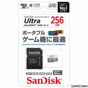 【新品】【お取り寄せ】[ACC][Switch]SanDisk ウルトラ microSDXC UHS-Iカード 256GB サンディスク(SDSQUNS-256G-JN3GA)(20210903)