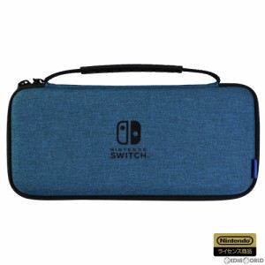 【新品】【お取り寄せ】[ACC][Switch]スリムハードポーチ プラス for Nintendo Switch(ニンテンドースイッチ) ブルー 任天堂ライセンス商