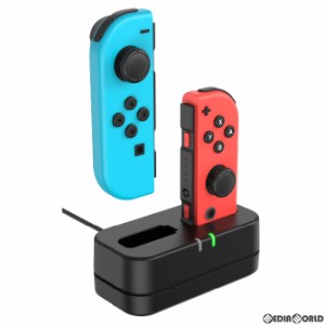 【新品】【お取り寄せ】[ACC][Switch]CYBER・コントローラー充電スタンド(SWITCH Joy-Con用/スイッチ ジョイコン用) ブラック サイバーガ