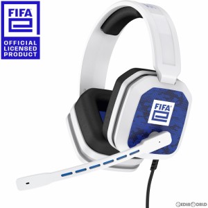 【新品即納】[ACC][PS5]FIFAe ゲーミングヘッドセット ホワイト FIFAe公式ライセンス商品 サイバーガジェット(FIFAE-GMHS-WH)(20230303)