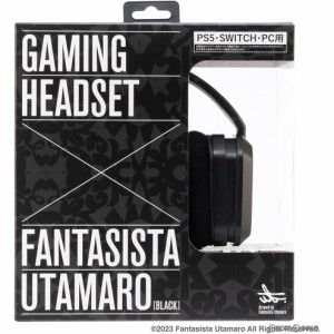 【新品】【お取り寄せ】[ACC][PS5]GAMING HEADSET×FANTASISTA UTAMARO(ゲーミングヘッドセット ファンタジスタ歌磨呂) ブラック タイプ