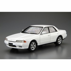 【新品】【お取り寄せ】[PTM]ザ・モデルカー No.32 1/24 ニッサン HCR32 スカイラインGTS-t タイプM '89 プラモデル アオシマ(20210210)