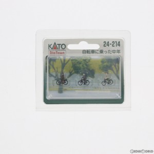 【新品】【お取り寄せ】[RWM]24-214 DioTown(ジオタウン) (N)人形 自転車に乗った中年 Nゲージ 鉄道模型 KATO(カトー)(20050510) クリス