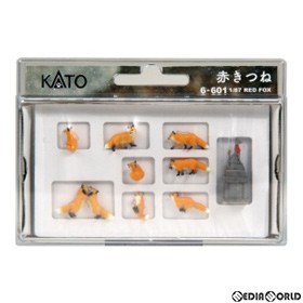 【新品】【お取り寄せ】[RWM]6-601 フィギュアニマル 日本の動物 1/87 赤きつね HOゲージ 鉄道模型 KATO(カトー)(20211126)