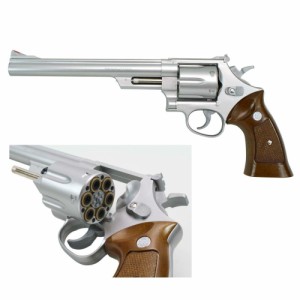 【新品即納】[MIL]クラウンモデル ホップアップエアリボルバー S&W M629.44マグナム 8インチ ステンレスタイプ (10歳以上専用)(20080228)