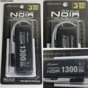 【新品即納】[MIL]G FORCE(ジーフォース) 電動ガン用リポバッテリー Noir(ノワール) LiPo 11.1V 1300mAh 30C カスタムガン用 ミニS互換サ