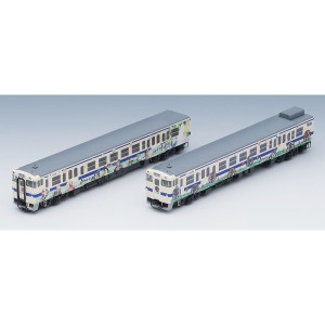 【新品】【お取り寄せ】[RWM]98538 JR キハ47-8000形(ロマンシング佐賀ラッピング)セットB(2両)(動力付き) Nゲージ 鉄道模型 TOMIX(トミ