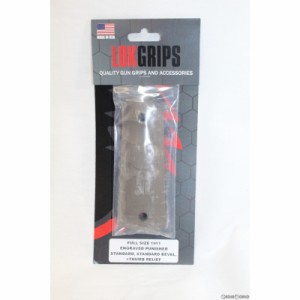 【新品即納】[MIL]LOKGRIPS(ロックグリップ) 1911フルサイズ用・PUNISHERエングレーブ・ソリッド グリップ FDE(フラットダークアース)(LK